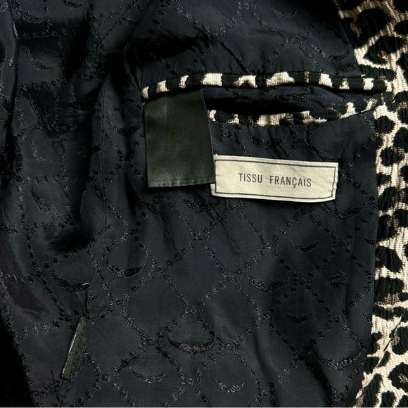 Zadig & Voltaire Victor Leopard Blazer Jacket One Button Size Small - Picture 14 of 14